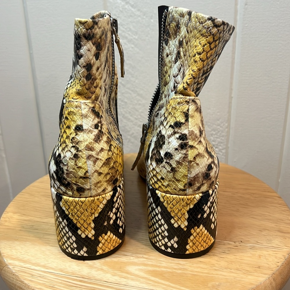 Aldo Uruclya Snake Ankle Boots - Picture 7 of 10